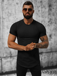 T-Shirt męski czarny OZONEE O/P1131