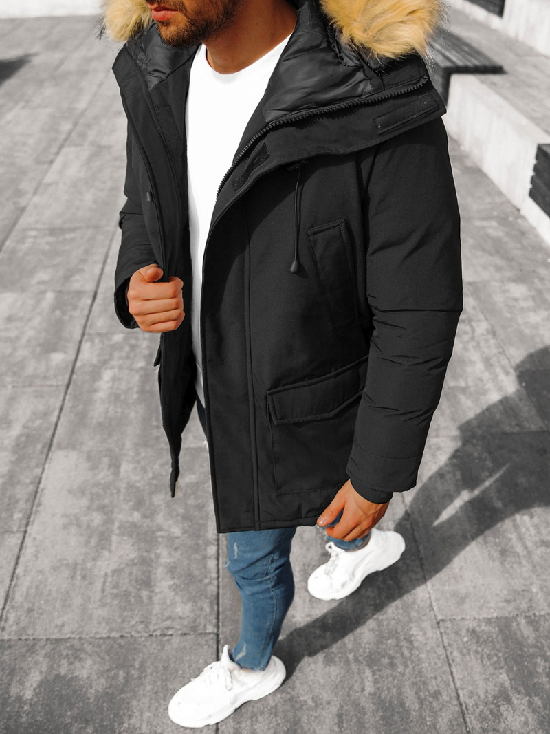 Куртка чоловіча Чорна OZONEE JB/JP1173/1Z