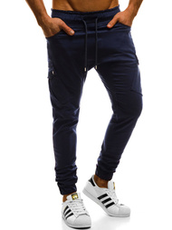 OZONEE a/0853 spodnie męskie joggery granatowe