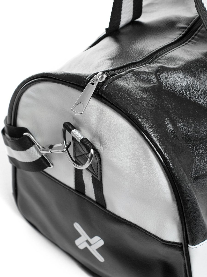 Torba sportowa czarno-biała OZONEE L/8445