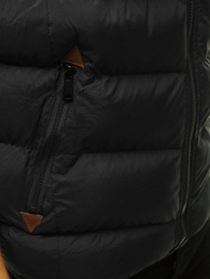 Безрукавка чоловіча Чорна OZONEE O/5382Z