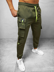 Spodnie męskie chino jogger khaki OZONEE O/CP149