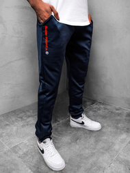 Spodnie dresowe męskie granatowe OZONEE JS/AM126Z