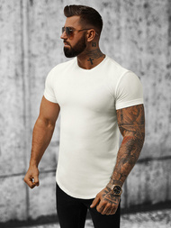 T-shirt męski biały OZONEE O/P1131