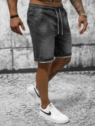 Шорти джинові чоловічі Графітові OZONEE NB/MP0276GC