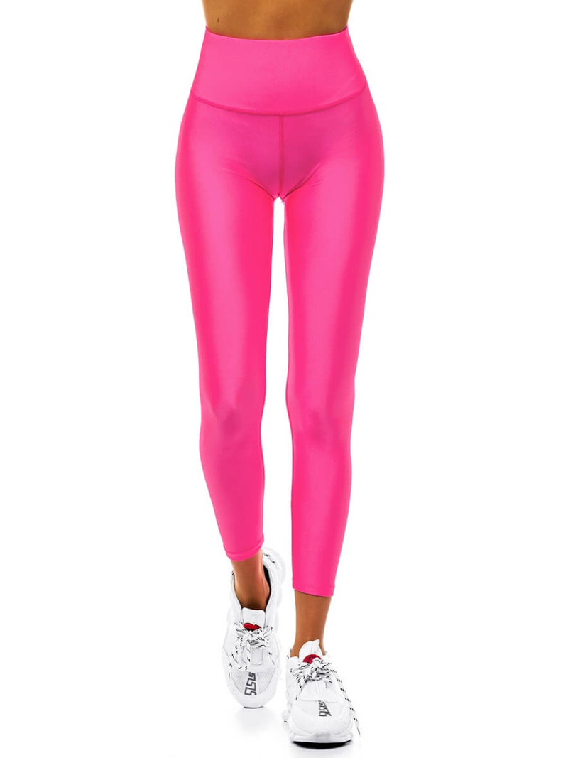 Legginsy damskie różowo-neonowe OZONEE JS/YW06010/53