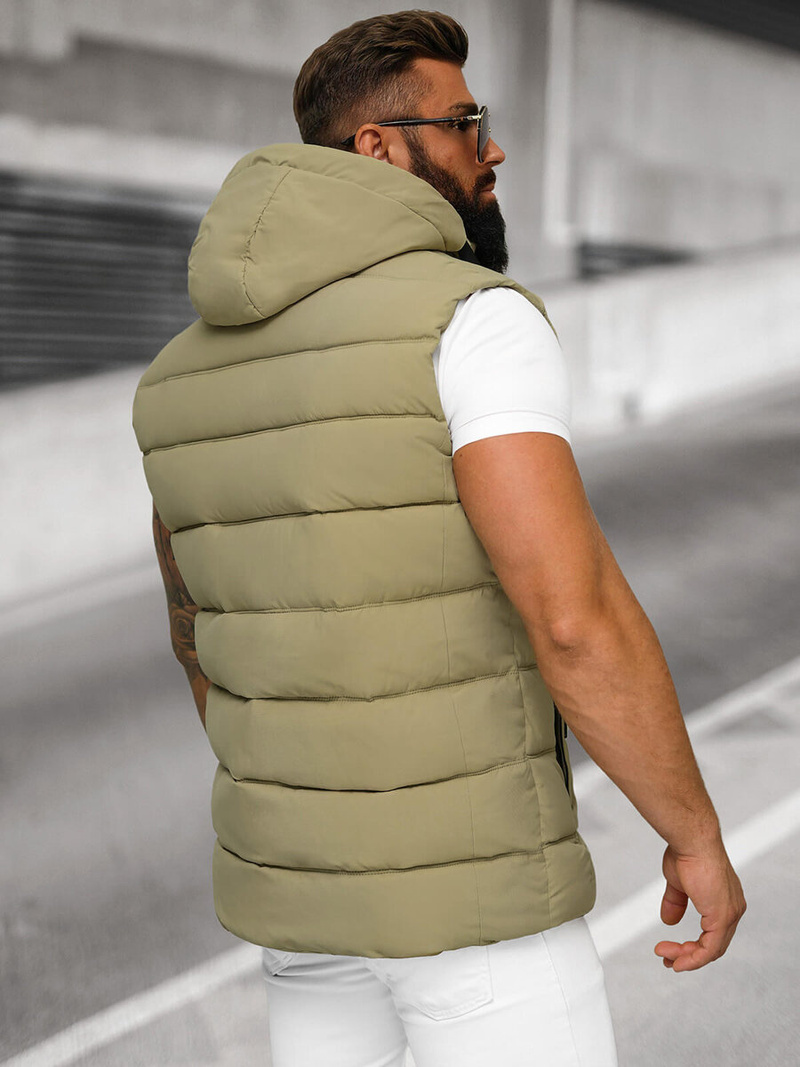 Безрукавка чоловіча Бежева OZONEE JS/57M7507/62