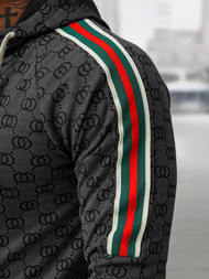 Спортивний костюм чоловічій чорний OZONEE O/FF5111AB