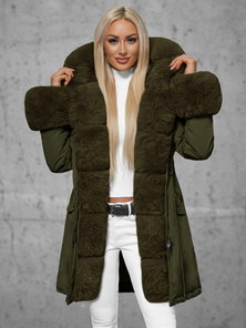 Куртка жіноча Зелена OZONEE JS/16M9062/136Z