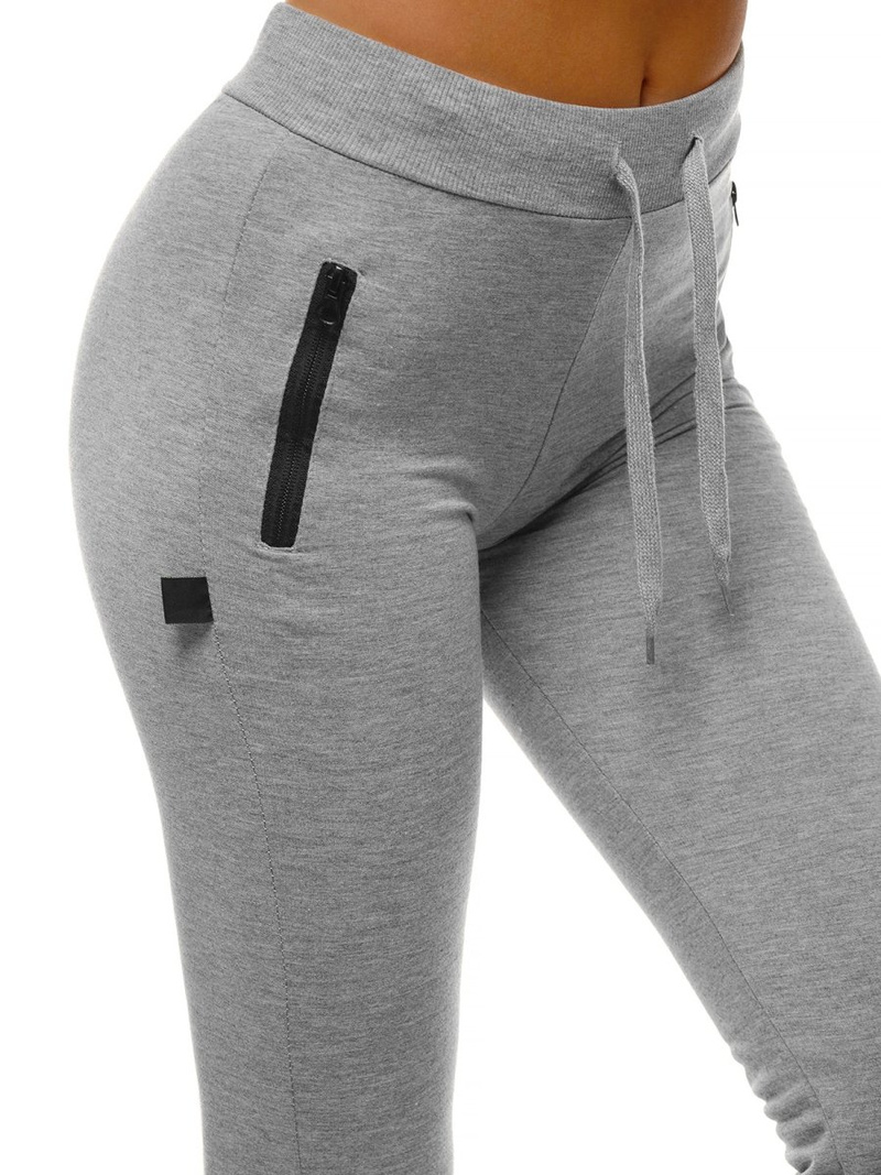 Spodnie dresowe damskie szare OZONEE O/9878