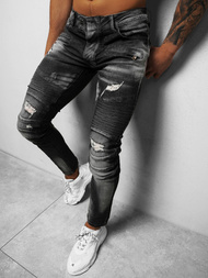 Чоловічі джинси Чорнi OZONEE NB/MP0030N