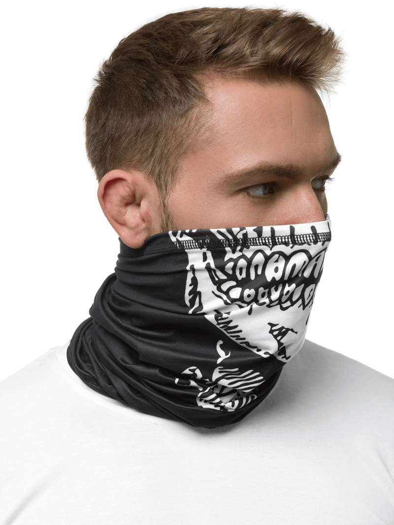 Димохідна хустка Чорний OZONEE JS/YW05023