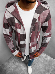 Толстовка чоловіча червона OZONEE N/3501Z 