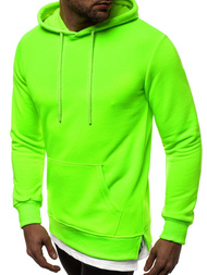 Толстовка з капюшоном чоловіча Зелена-неон OZONEE MACH/3120