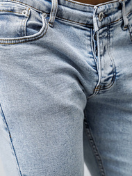 Spodnie jeansowe męskie niebieskie OZONEE O/2339/1