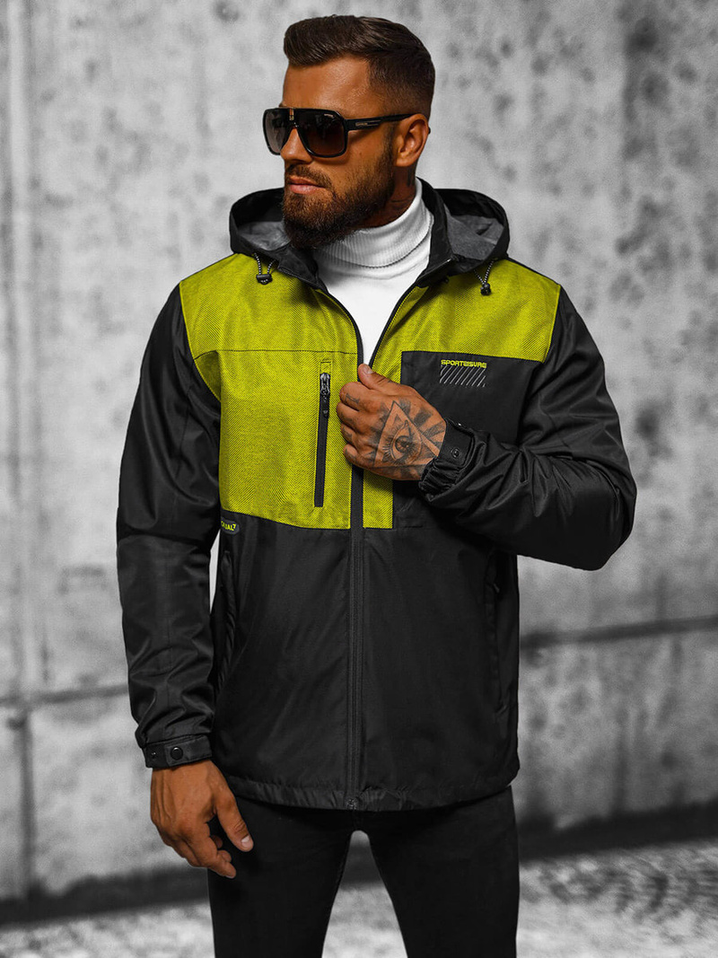 Куртка чоловіча чорна OZONEE JS/22M311/392