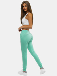 Spodnie dresowe damskie miętowe OZONEE JS/CK01/61Z