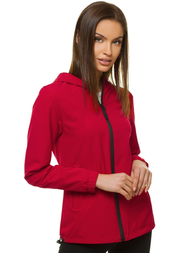 Kurtka przejściowa damska bordowa OZONEE JS/HH036/13