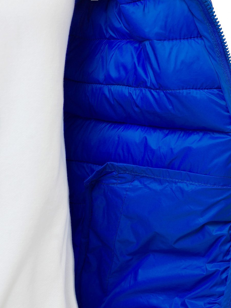 Kurtka przejściowa damska ciemno-niebieska OZONEE JS/M23037/185