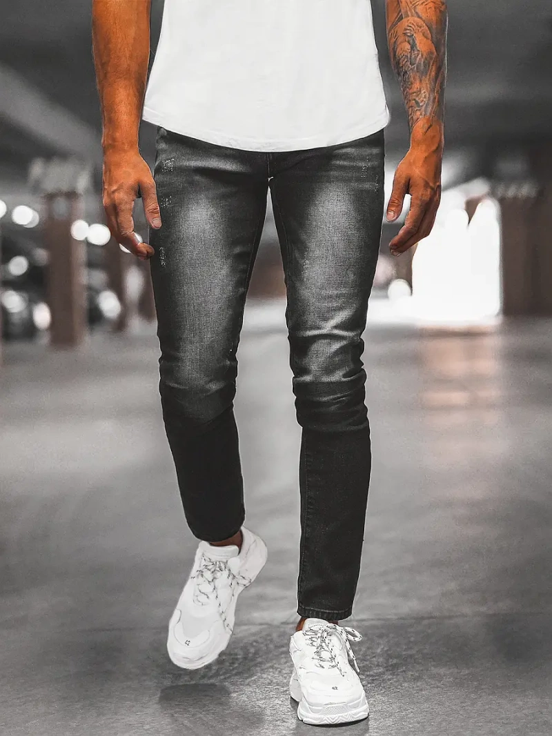 Чоловічі джинси Чорнi OZONEE NB/MP0066N