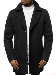 Płaszcz męski czarny OZONEE N/5922Z