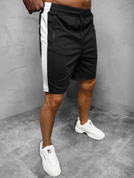 Spodenki dresowe męskie czarne OZONEE JS/68048/3