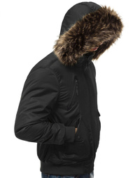 Kurtka zimowa męska czarna OZONEE O/99122