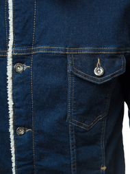 Куртка чоловіча джинсова Темно-Синя OZONEE O/W1074