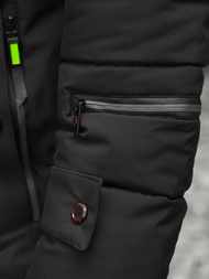 Kurtka zimowa męska czarna OZONEE JS/22M55/392