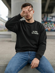 Bluza męska czarna OZONEE JS/65B3918/3Z