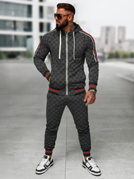 Спортивний костюм чоловічій чорний OZONEE O/FF5111AB