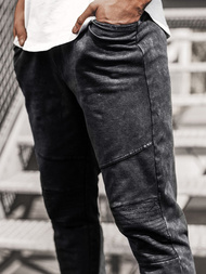 Штани чоловічі джоггери Чорнi OZONEE JS/KK1022