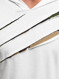 T-Shirt męski biały OZONEE A/1185Z