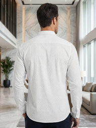 Cорочка чоловіча Бiла OZONEE V/V185Z