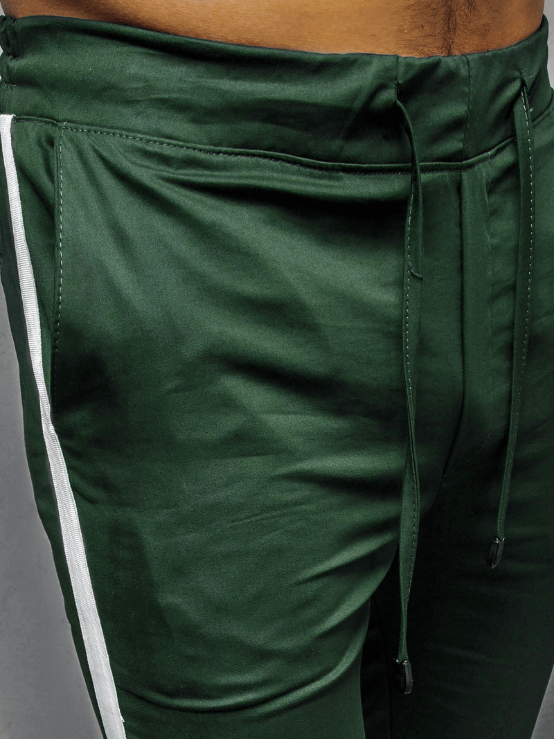 Spodnie męskie chino materiałowe khaki OZONEE DJ/5529