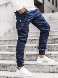 Штани чоловічі джоггери Темно-Синi OZONEE A/705