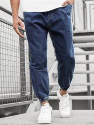 Spodnie męskie jogger niebieskie OZONEE O/K153/2