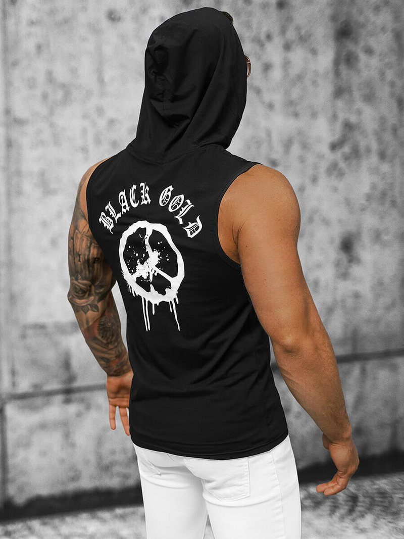 Футболка Чоловіча Чорна OZONEE NB/MT3024