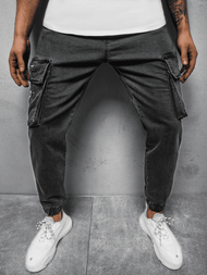  Штани чоловічі джоггери Графітові OZONEE MACH/51222