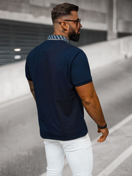 Футболка Поло Чоловіча Tемно-Cиня OZONEE O/DA803