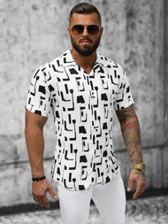 Сорочка чоловіча з коротким рукавом Бiла OZONEE E/1400/522