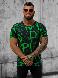 T-shirt męski czarny OZONEE JS/KS1972Z