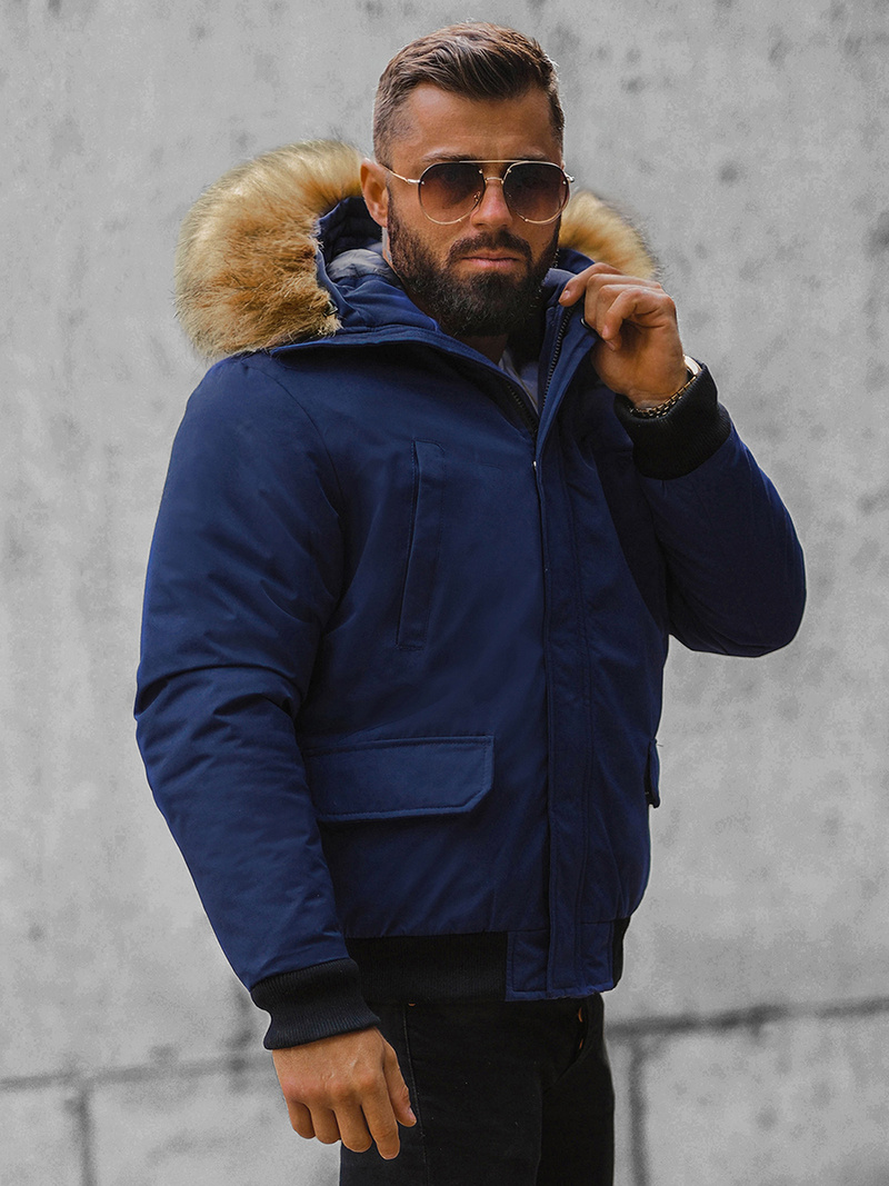 Куртка чоловіча Темно-Синя OZONEE JS/M2019/215