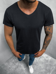 T-Shirt męski czarny OZONEE O/1210Z