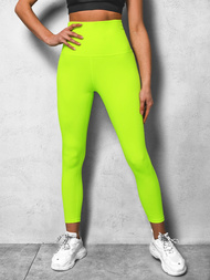 Legginsy damskie żółto-neonowe OZONEE JS/HH040/26Z