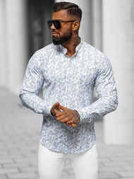 Koszula męska biała OZONEE O/V101