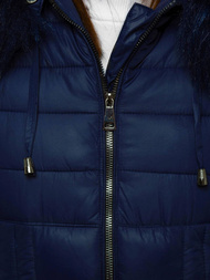 Kurtka zimowa damska granatowa OZONEE O/SW027/2