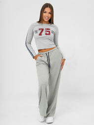 Komplet dresowy damski dwuczęściowy szary OZONEE JS/M60815AB