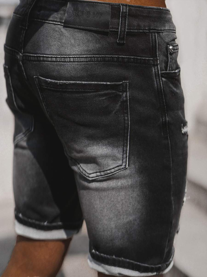 Чоловічі шорти чорні OZONEE NB/MP0061NZ