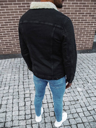 Kurtka męska jeans czarna OZONEE BN/7268